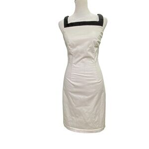 The Limited Vintage 90s Stretch Two Tone Fit Flare Dress Size 2